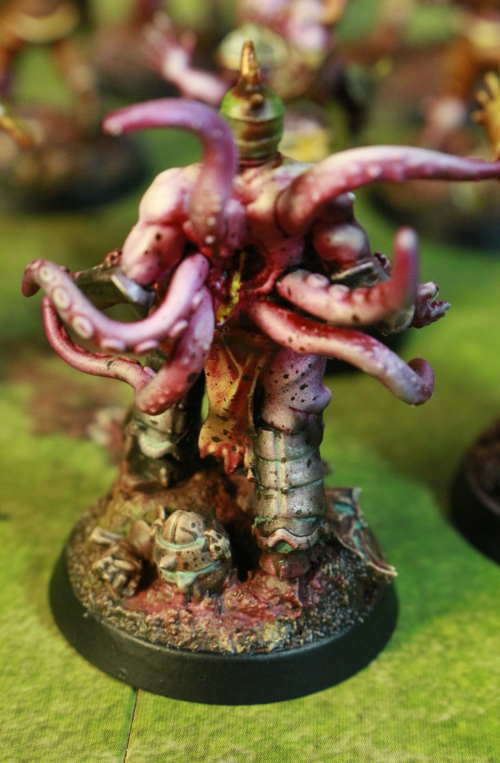 Nurgle Rotspawn 3D printed and painted proxy